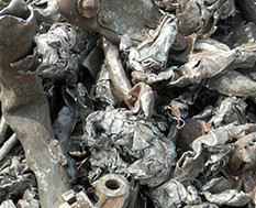 廢鋼廢鋁破碎機成品